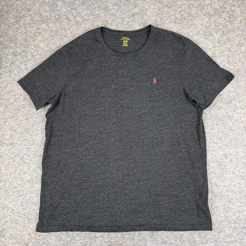 Polo Ralph Lauren T-Shirt Custom Fit Crew Neck Black Mens XL